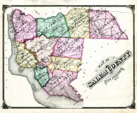 Salem County Map, Salem and Gloucester Counties 1876